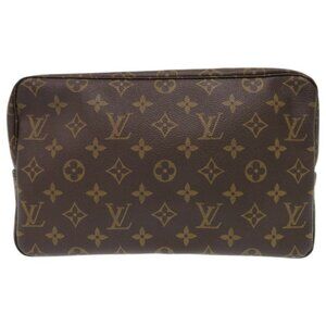 LOUIS VUITTON Authentic Brown Monogram Pouch